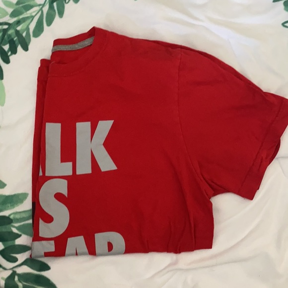 Red Nike extra-large “talk is cheap“ t-shirt. 100% cotton good condition - Picture 2 of 6